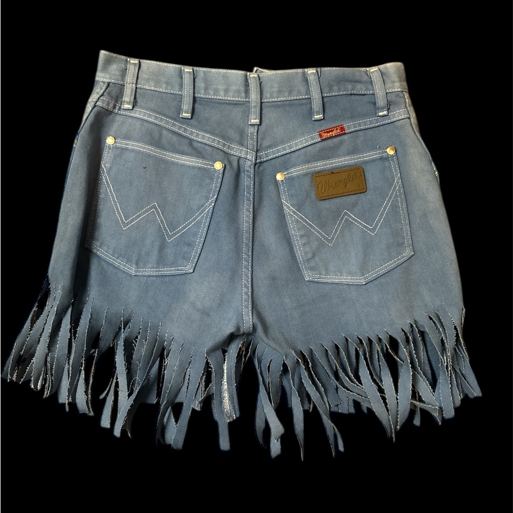 Wrangler Women's Denim Fringe Shorts